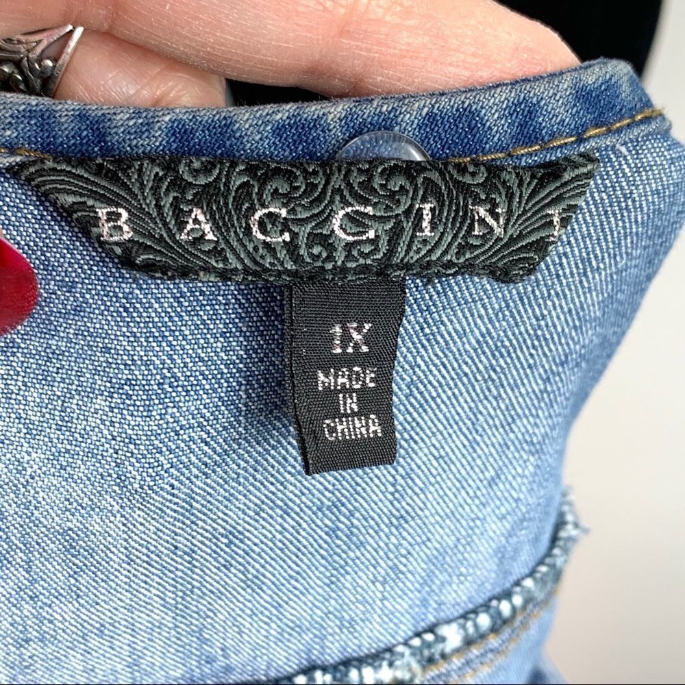 Baccini‎ Jean Jacket Vest - Picture 7 of 8